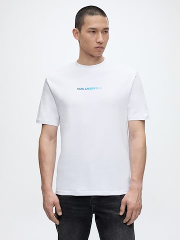 Karl Lagerfeld - Camisa em branco: frente