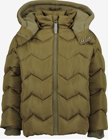 BLUE SEVEN Between-season jacket in Green: front