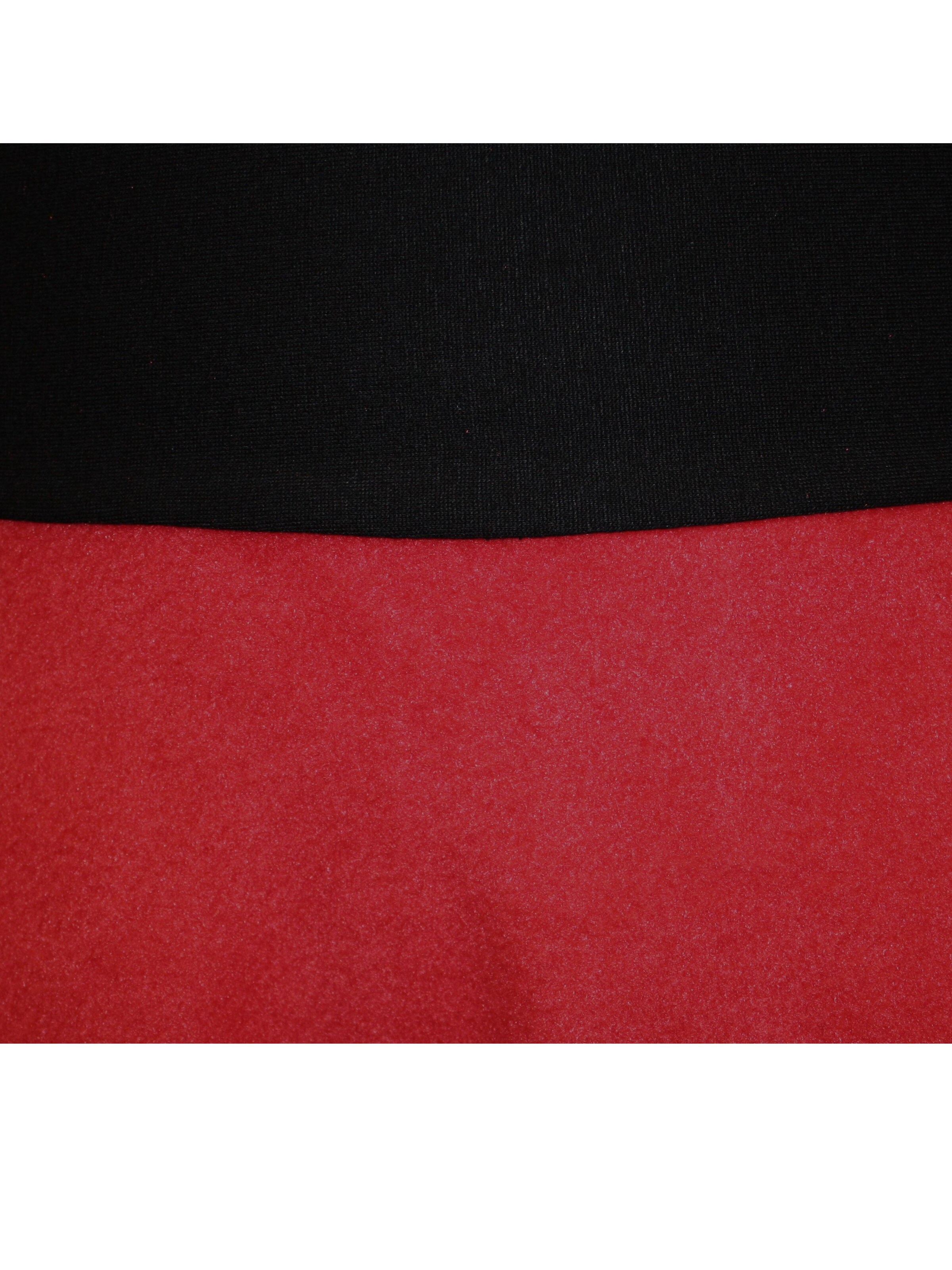 dunkle design Rock 'A-Linie Fleece'‌‌‌‌‌ in Rot