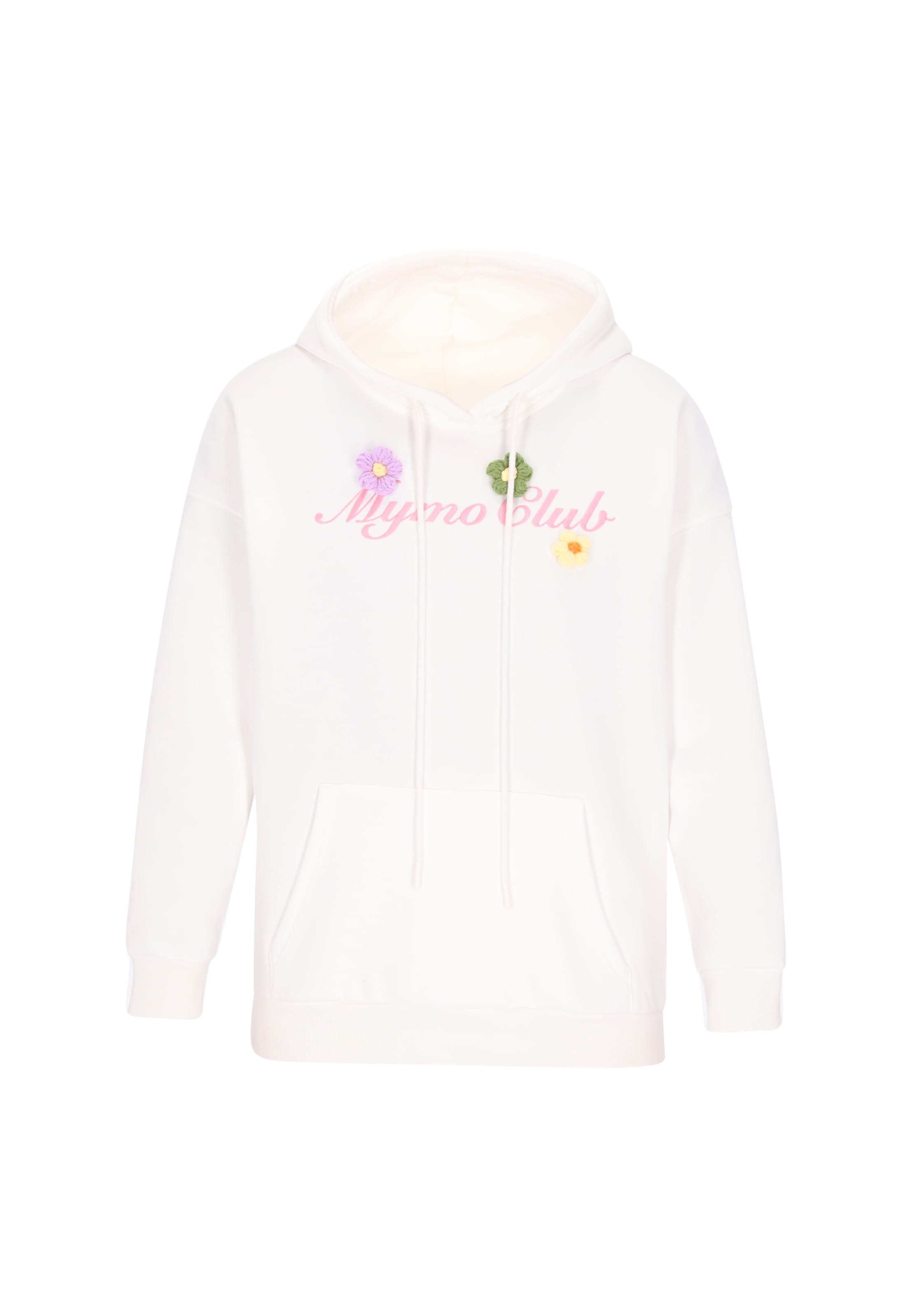 MYMO Sweatshirt in White: front