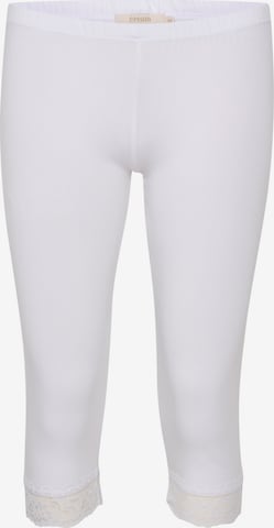 Cream Skinny Leggings 'Mathilda' i vit: framsida