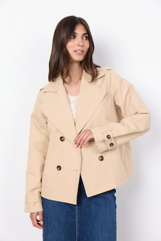 Soyaconcept Between-Season Jacket 'AMANDA 1' in Beige: front