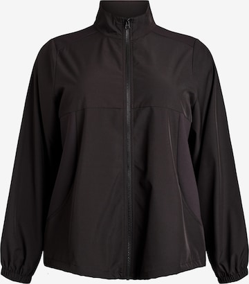 juoda Active by Zizzi Sportinė striukė: priekis