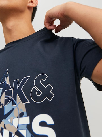 JACK & JONES Тениска 'Hunt' в синьо