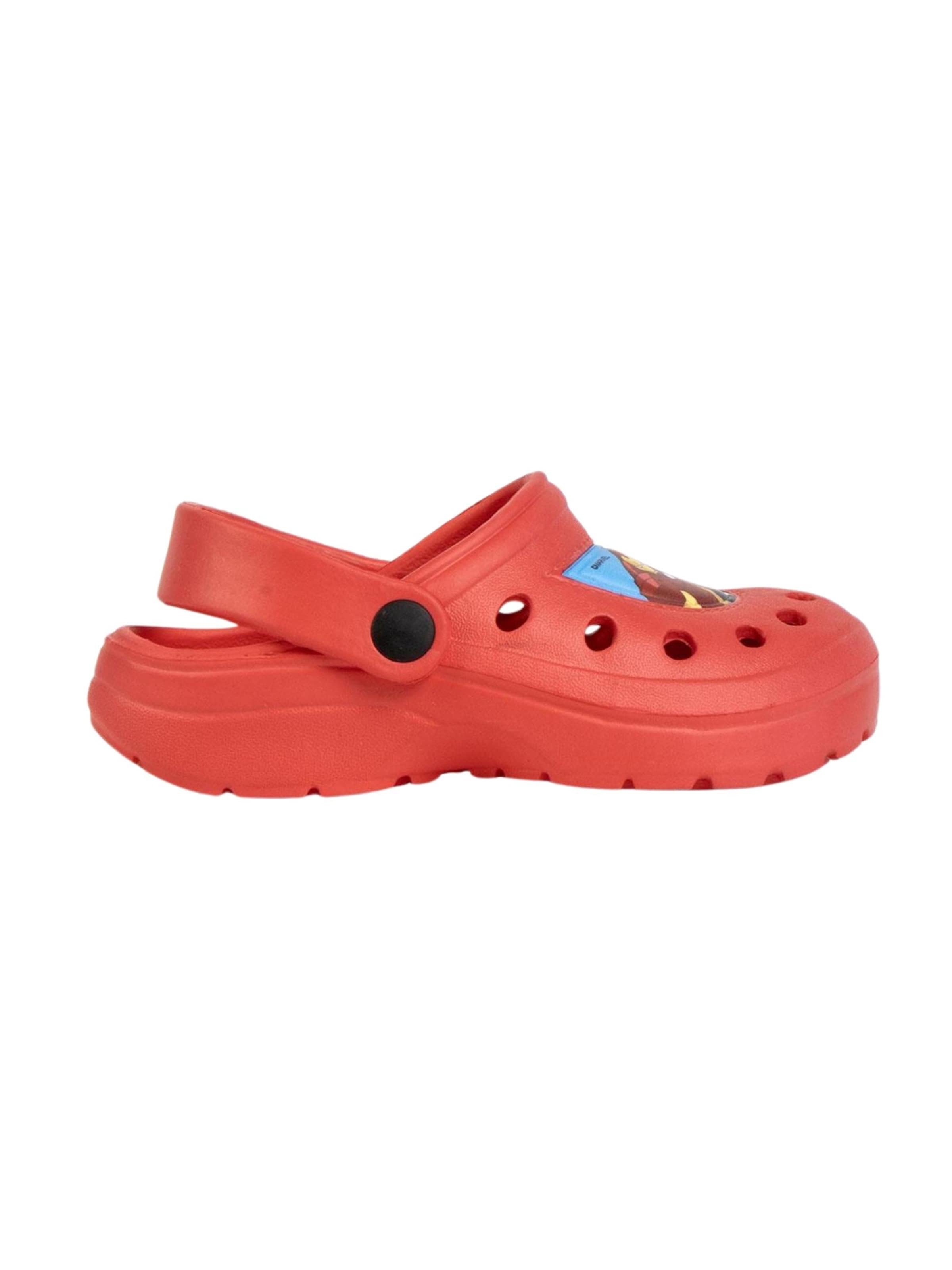 Claquettes / Tongs 'Avengers' DISNEY en rouge : devant