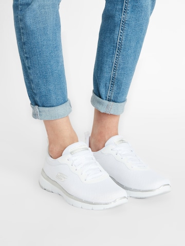 SKECHERS Sneakers laag 'Flex Appeal 3.0' in Wit: voorkant