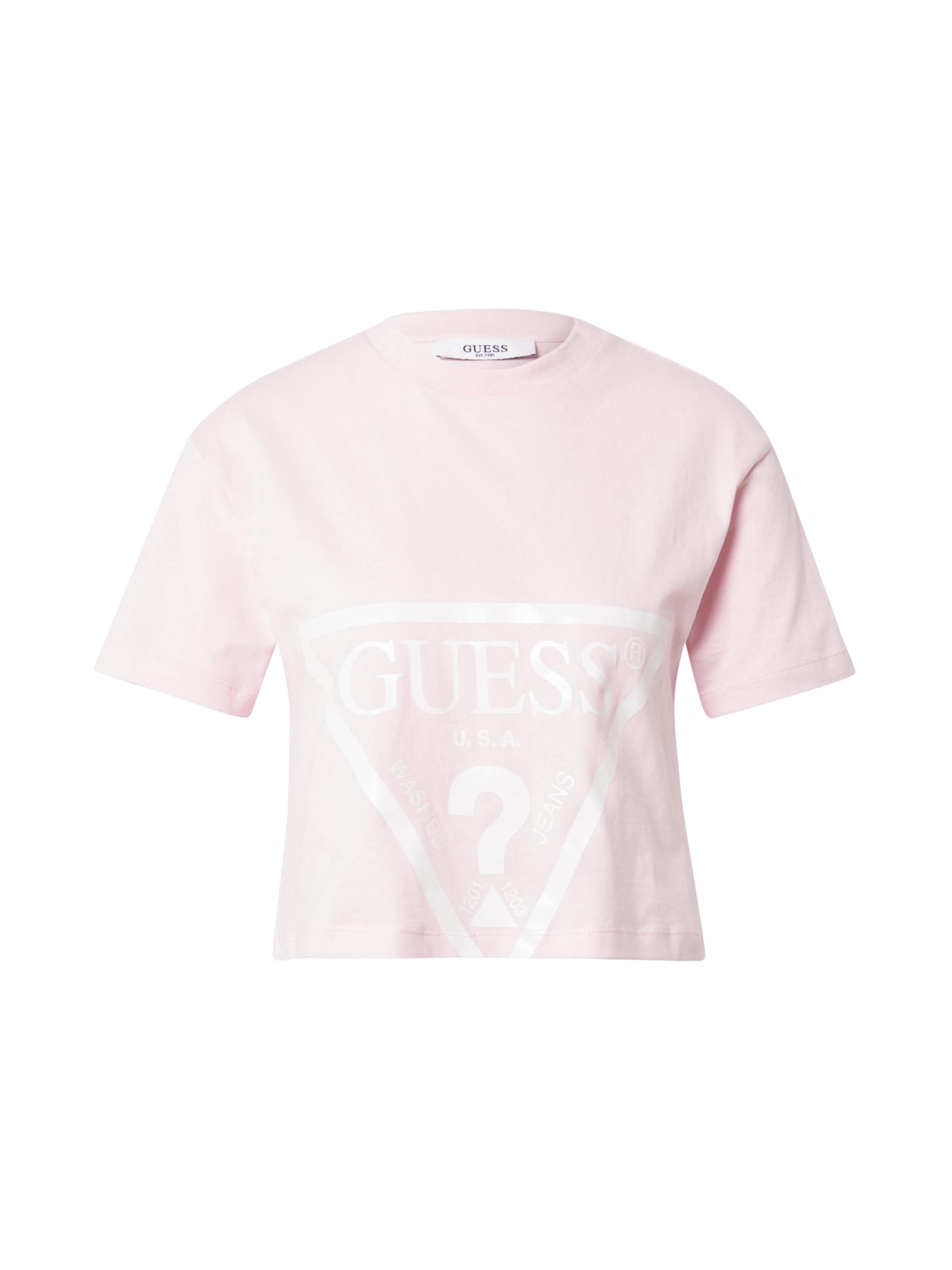guess shirt pink
