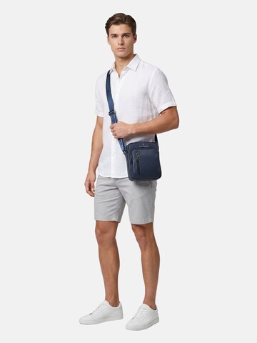 Borsa a tracolla 'Borsa a Tracolla Uomo Navigare - Poliestere Chiusura Zip' di Navigare in blu
