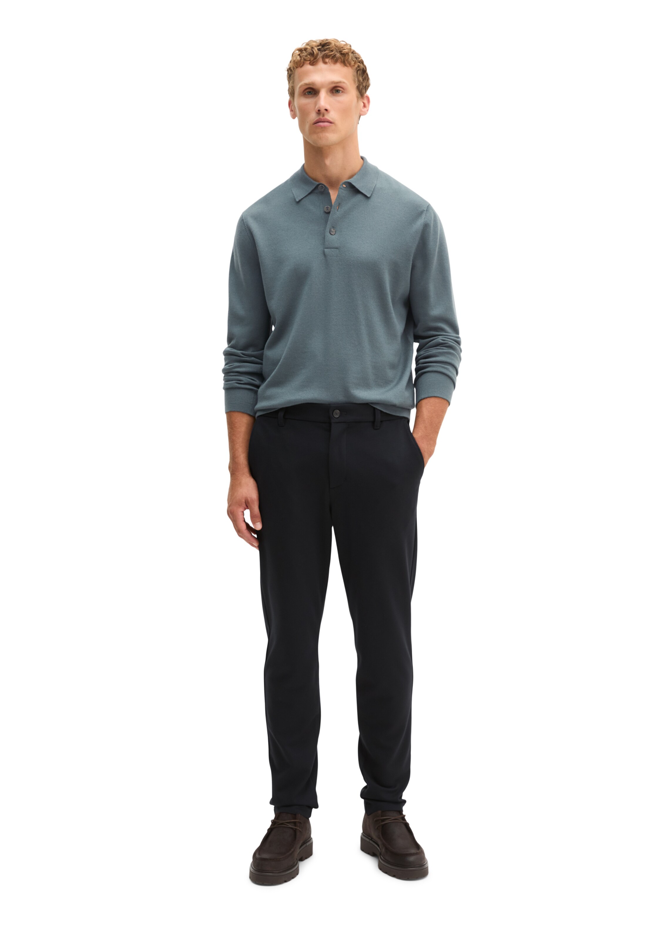 Marc O'Polo Shirt in Grau: Vorderseite