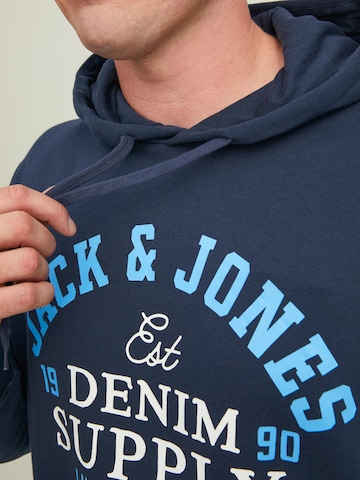 Jack & Jones Plus Mikina - Modrá