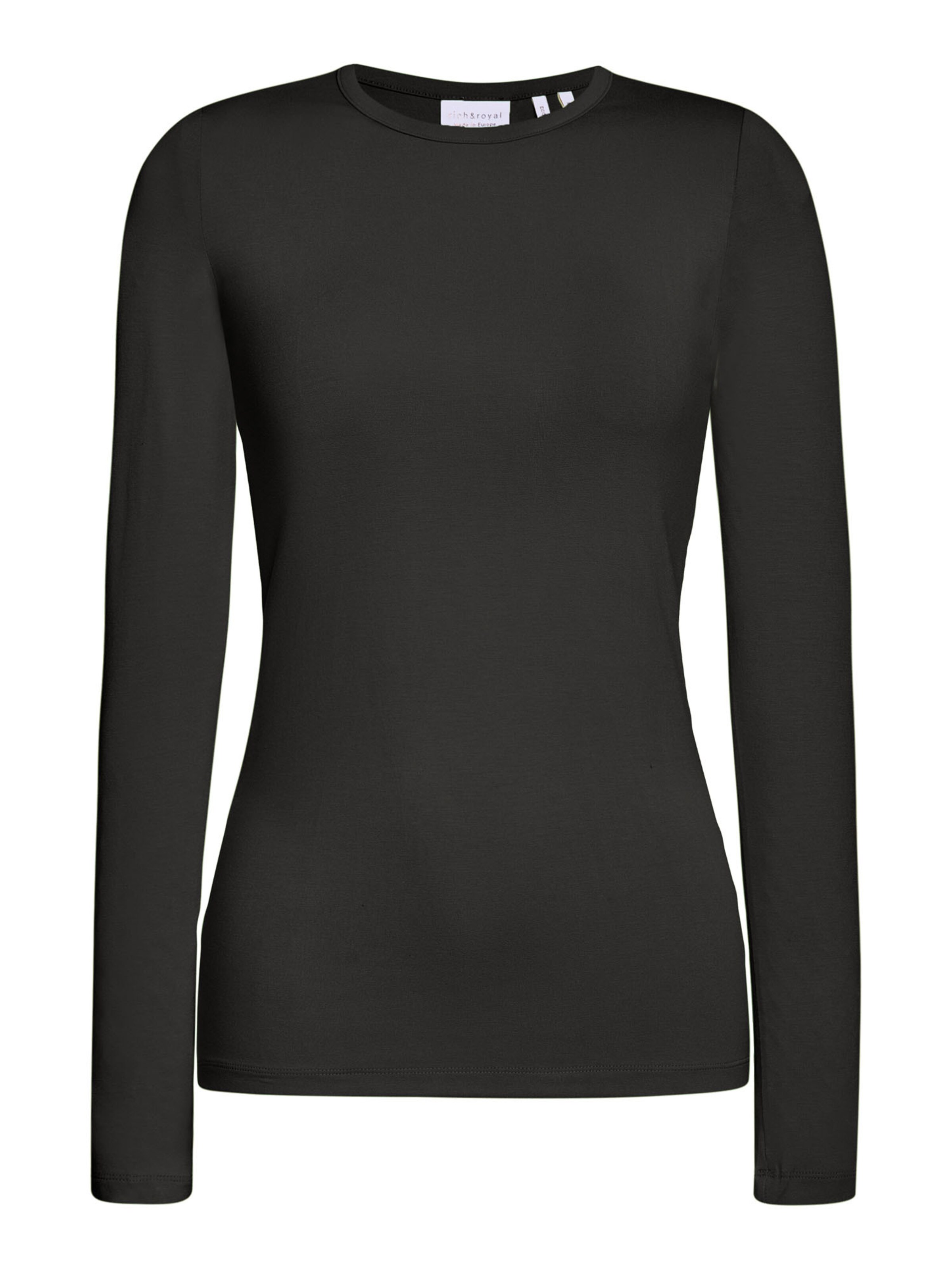 Maglietta di Rich & Royal in nero: frontale