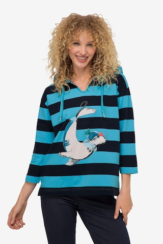 LAURASØN Sweatshirt in Blauw: voorkant