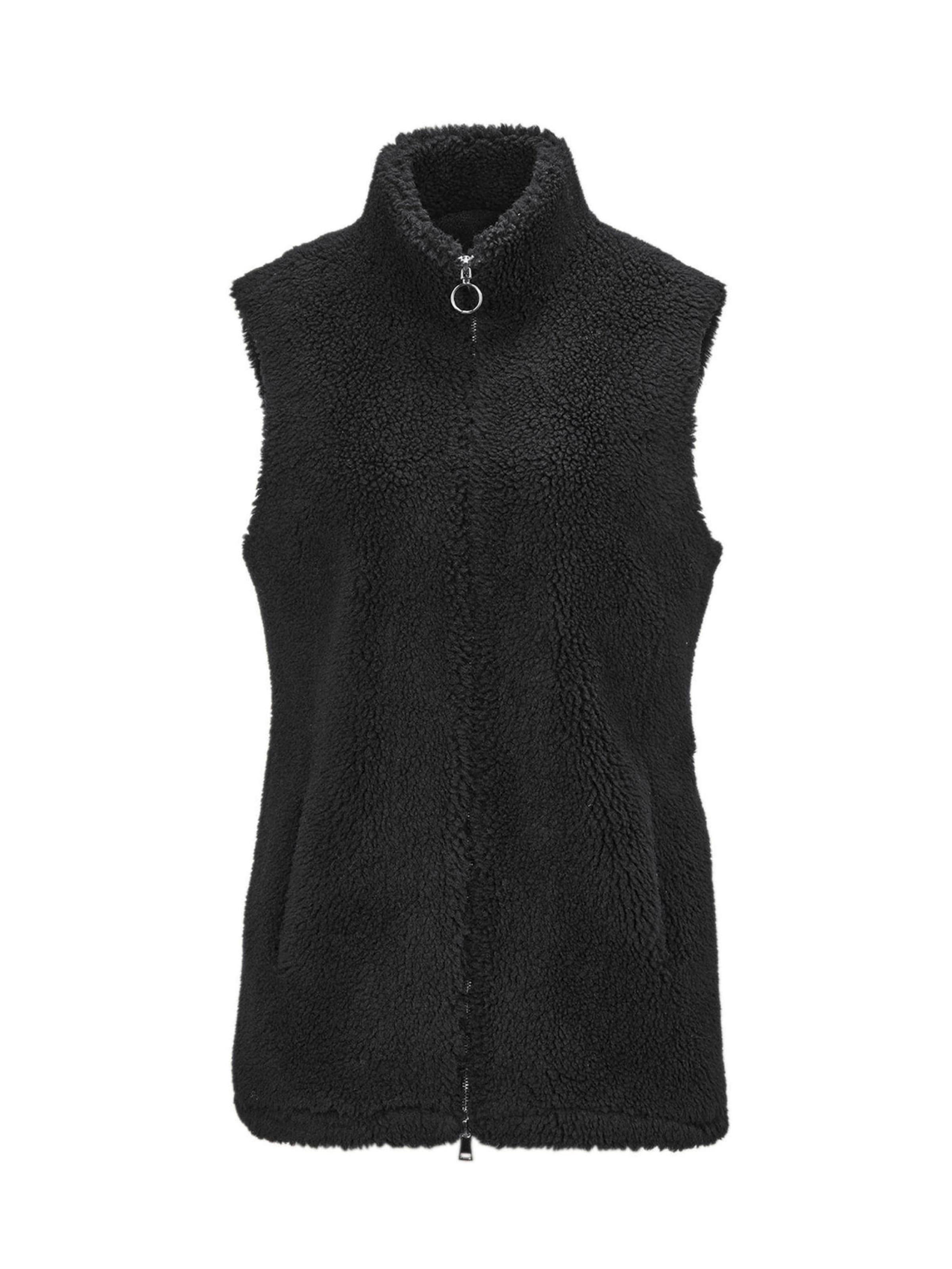 Goldner Weste in Schwarz: Vorderseite