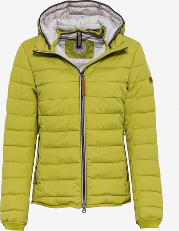 CAMEL ACTIVE Steppjacke aus recyceltem Polyester in Grün: predná strana