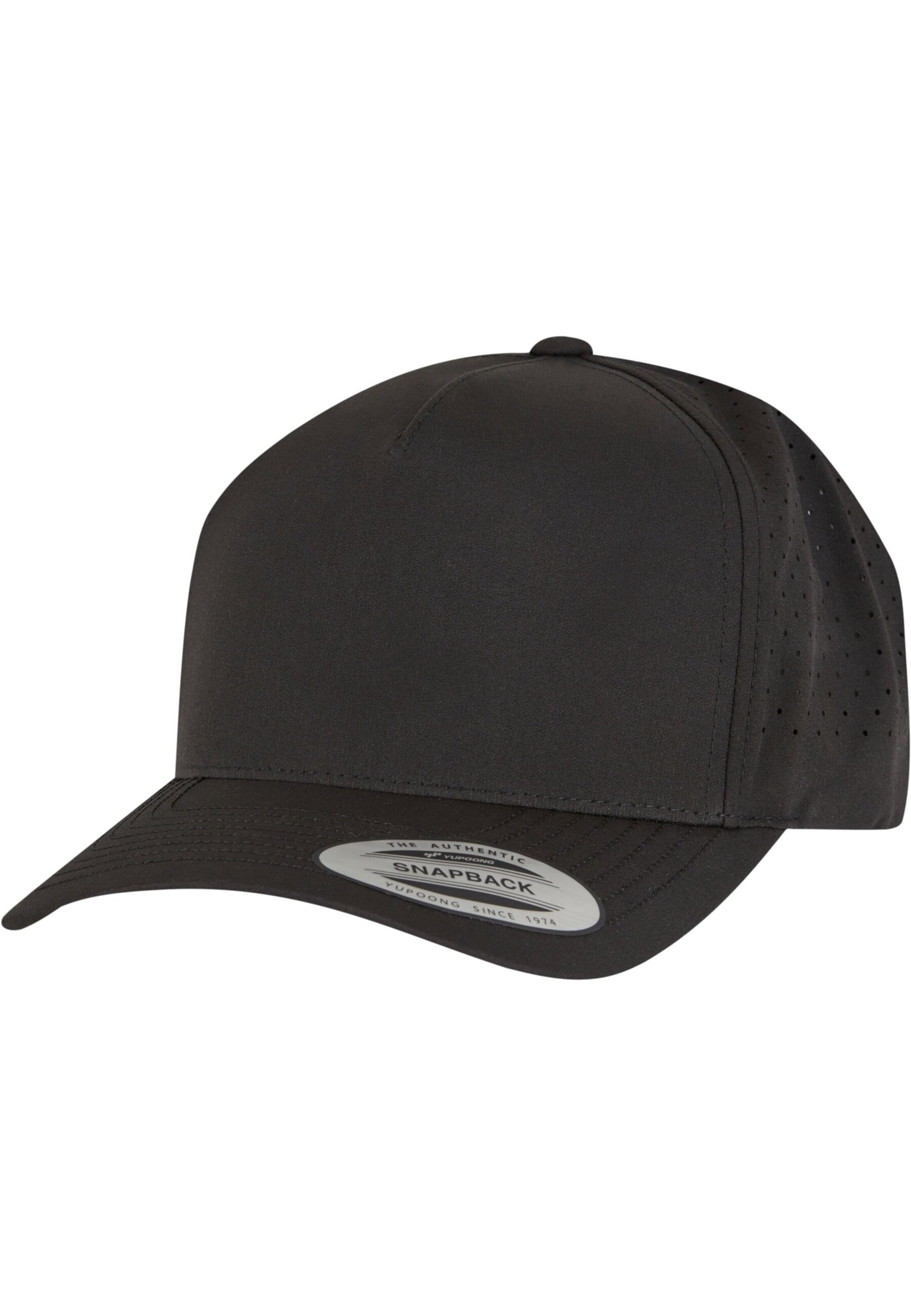 Flexfit Cap 'Yp Classics' in Schwarz: Vorderseite