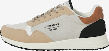 JACK & JONES Matalavartiset tennarit 'JFWBEECH' värissä beige: etupuoli
