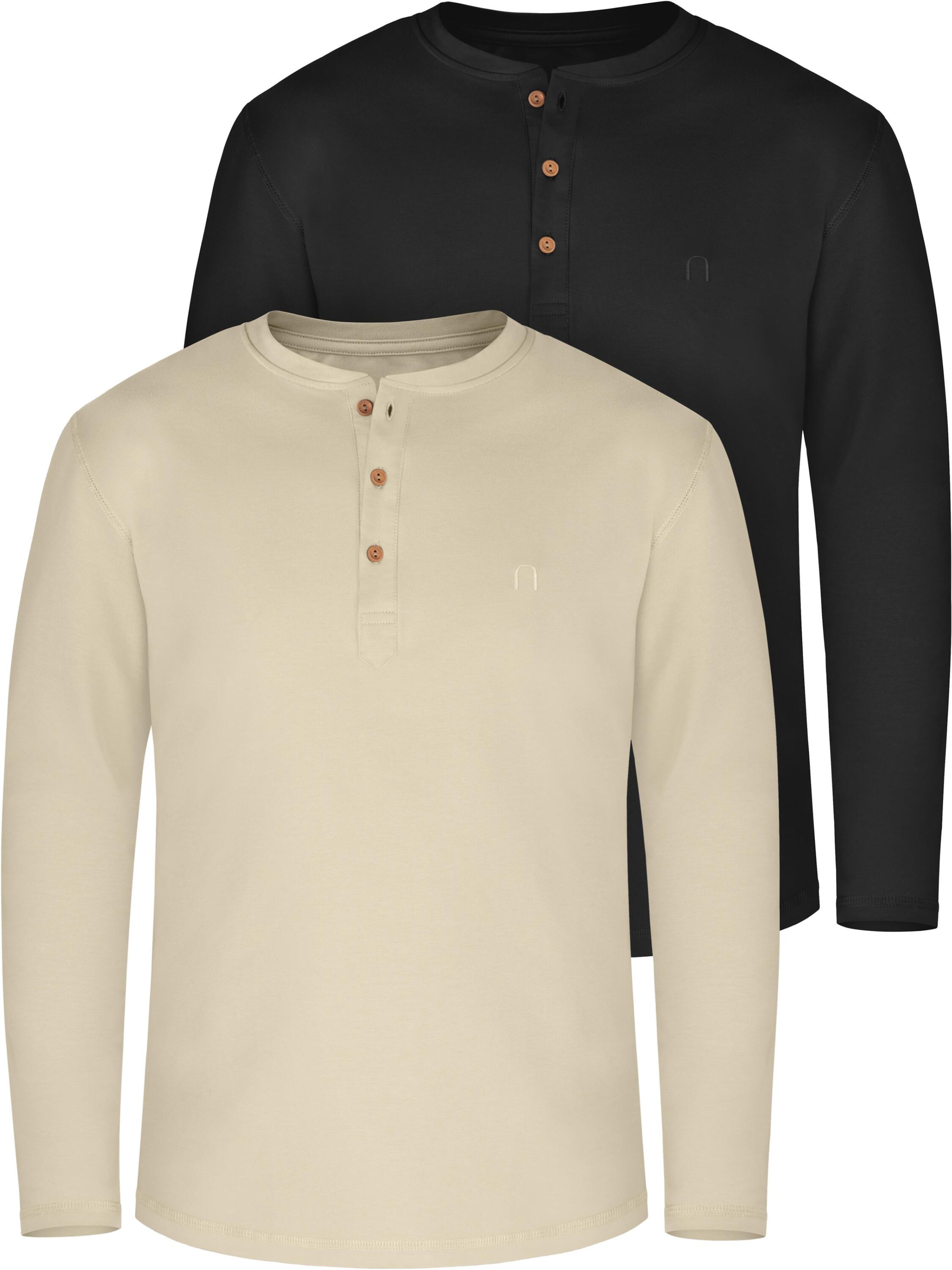 normani Shirt 'Neuville' in Beige: voorkant