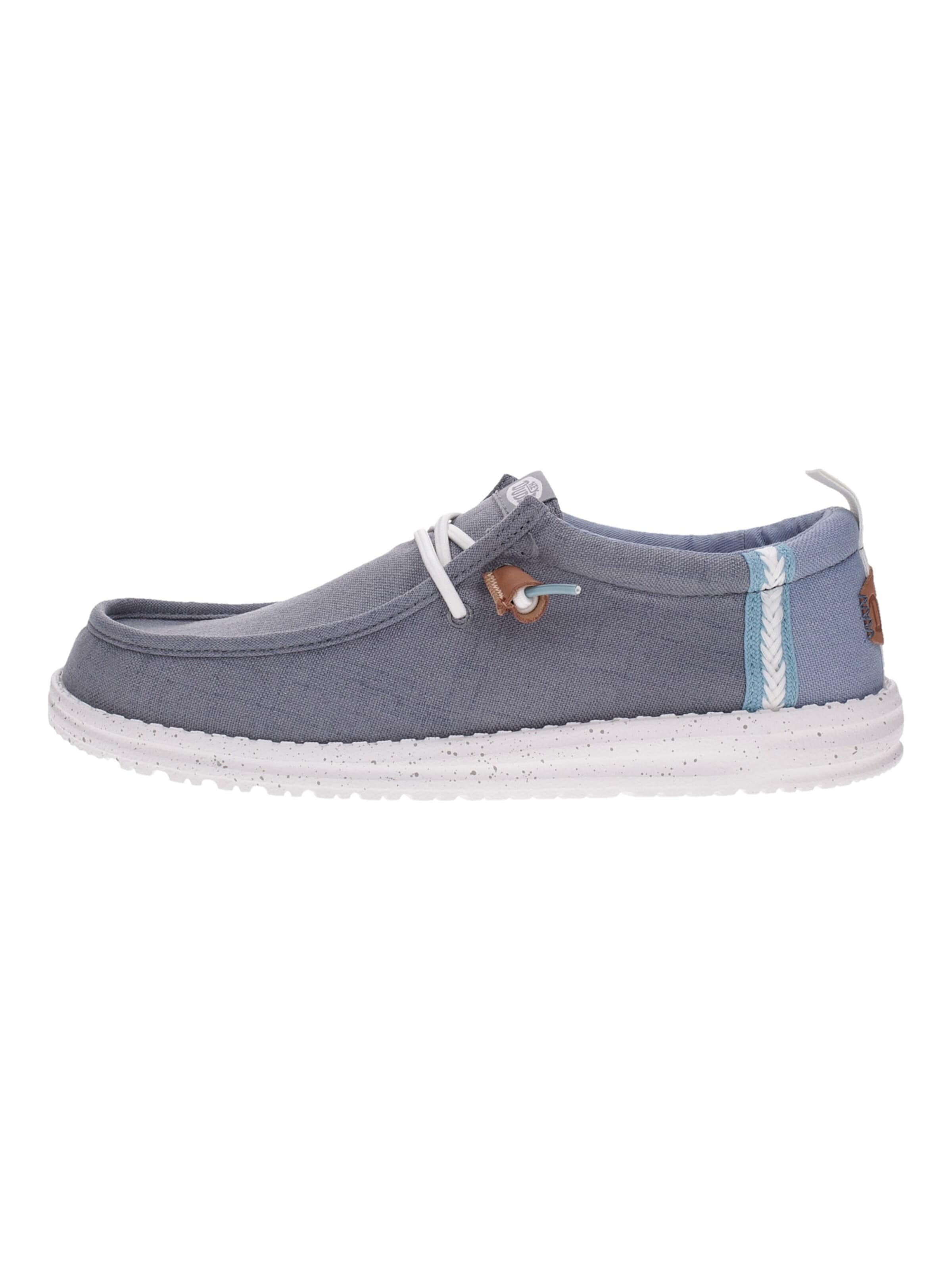 Mocassino 'Hey Dude Mocassino Wally Linen' di HEY DUDE in grigio: frontale
