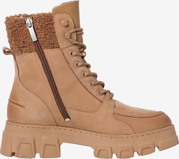 TAMARIS Lace-Up Ankle Boots in Brown