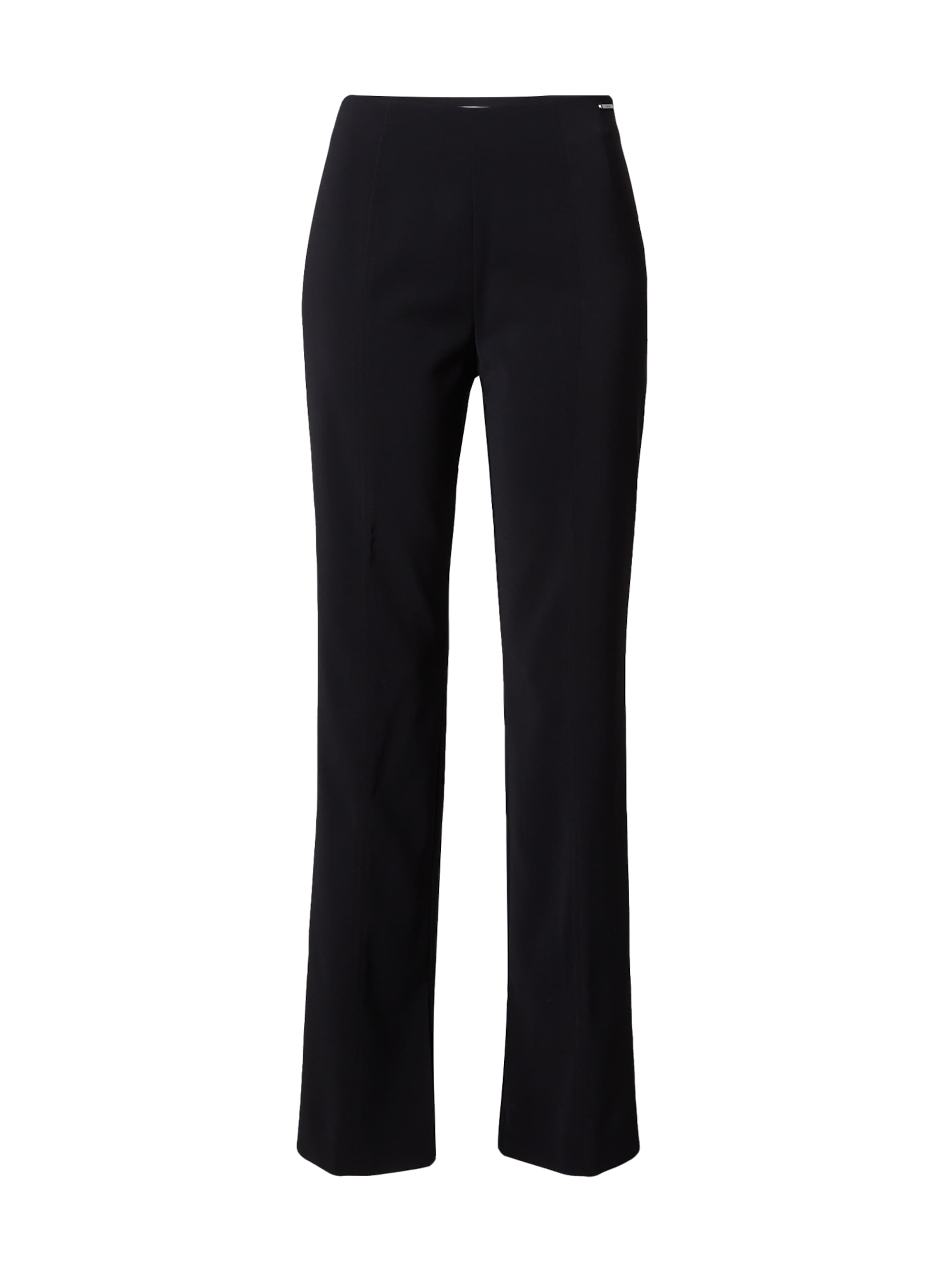 Calvin Klein Bootcut Nohavice - Čierna: predná strana