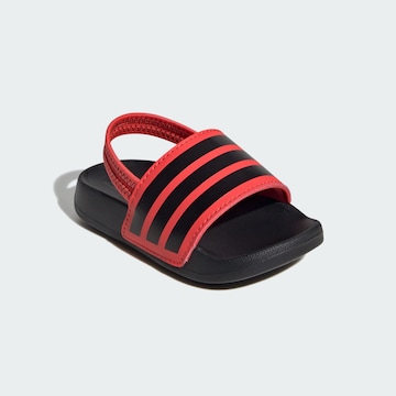 Calzatura aperta 'Adilette' di ADIDAS SPORTSWEAR in rosso