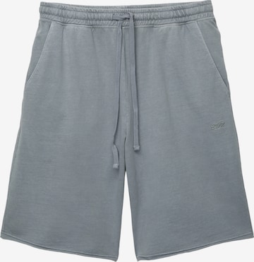 Pull&Bear Baggy Housut värissä harmaa: etupuoli