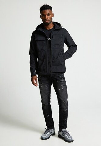 Giacca di mezza stagione 'Tassotti' di Alessandro Zavetti in nero