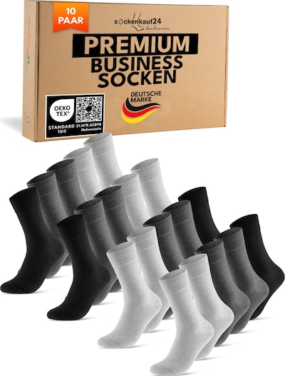 sockenkauf24 Socken 'Business Socken' in 35-38 in grau, Produktansicht