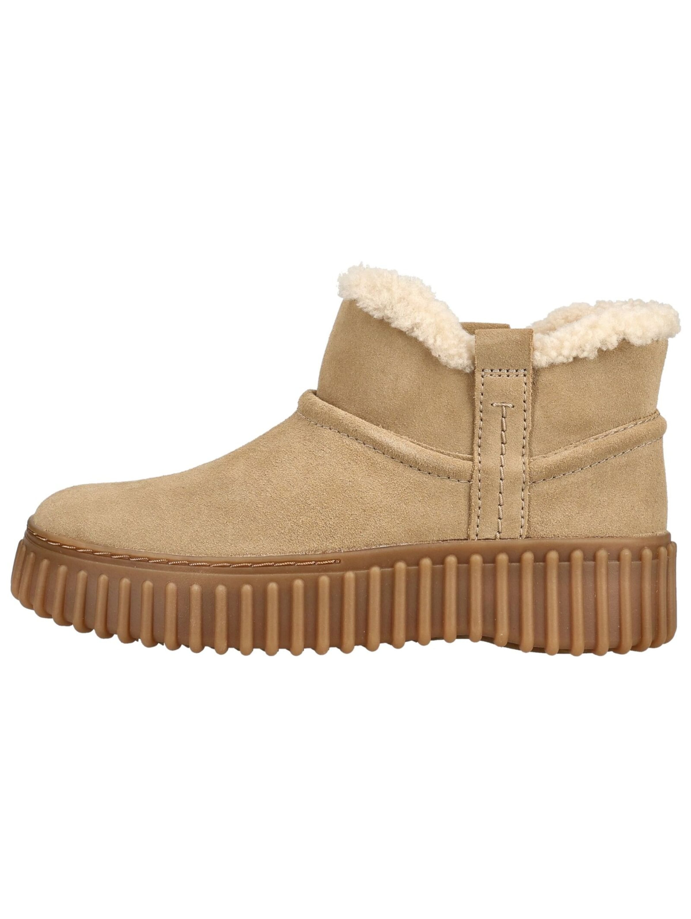 CLARKS Enkellaarsjes in Beige