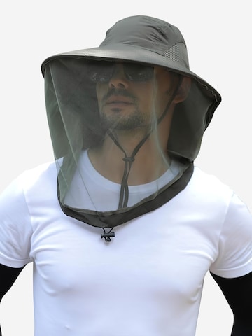 Magicshe Hat 'UPF50+ Sonnenhut mit Breiter Krempe und Moskitonetz' in Grey: front