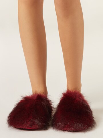 CALZEDONIA Hausschuh in Rot