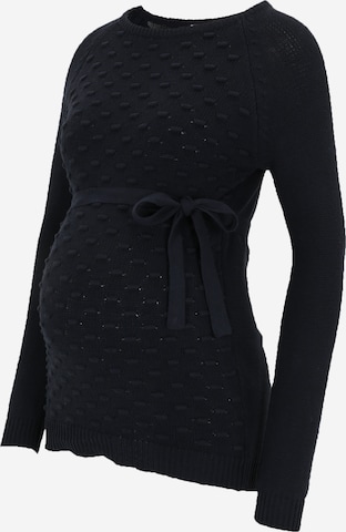 MAMALICIOUS Pullover 'New Crysta' i blå: forside