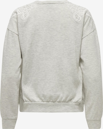 ONLY Sweatshirt 'GINA' in Grau