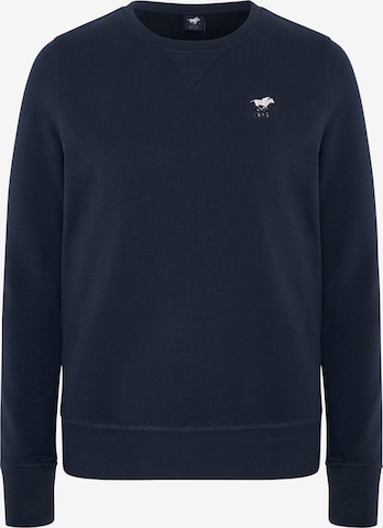 Polo Sylt Sweatshirt in Blauw: voorkant