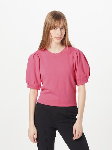 s.Oliver Sweatshirt in Roze: voorkant