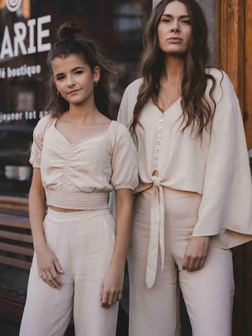 Looxs Revolution Blouse in Beige