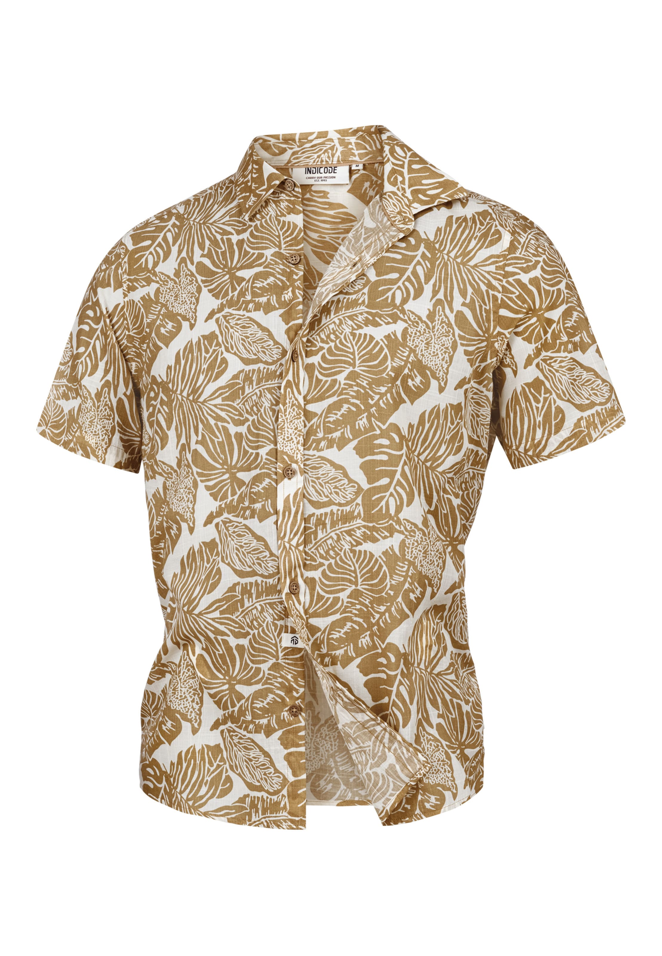 Chemise ' Malve ' INDICODE JEANS en beige : devant