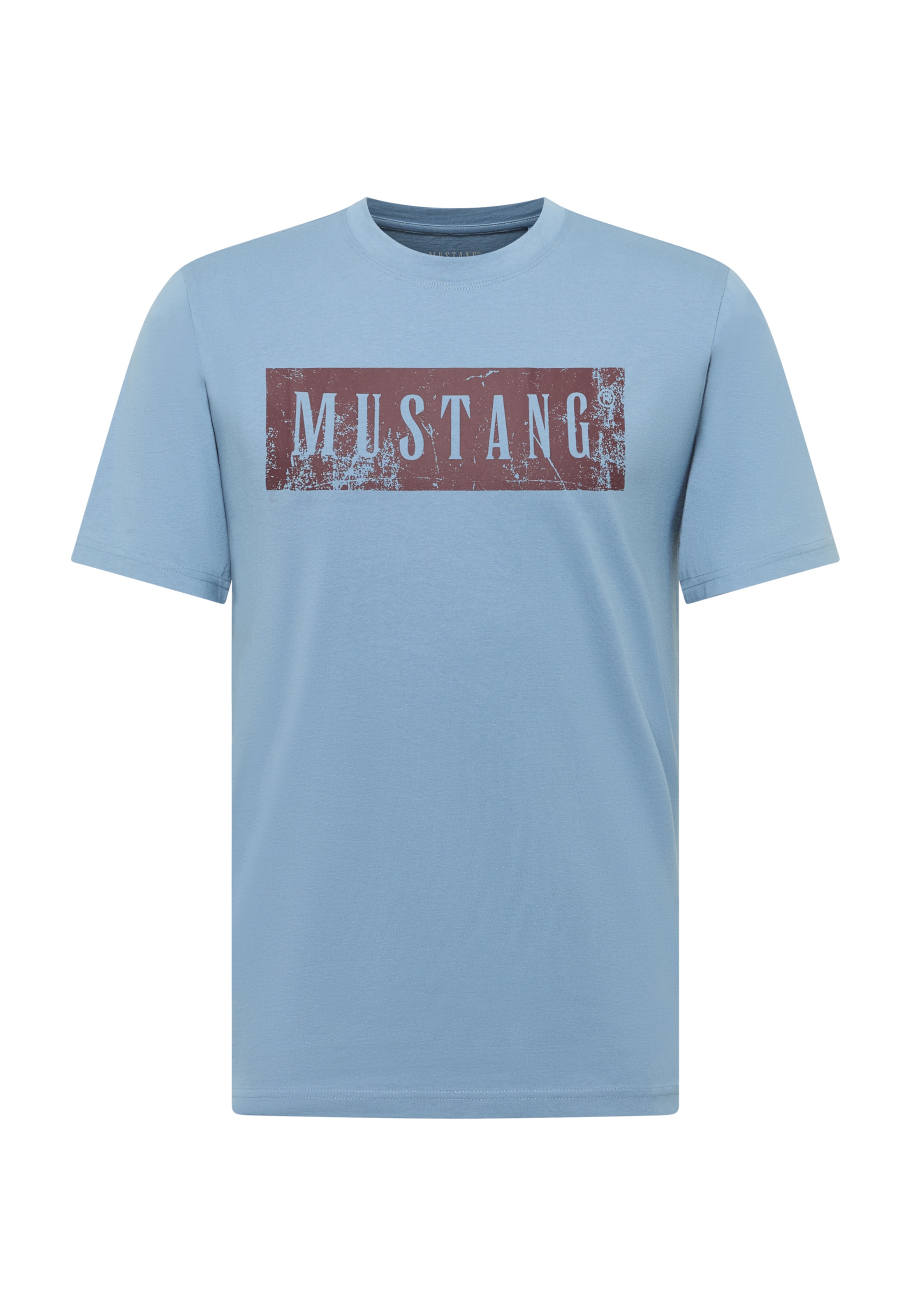 MUSTANG T-Shirt 'Style Austin' in Blau: Vorderseite