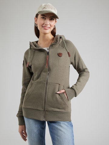 naketano Jopa na zadrgo | zelena barva: sprednja stran