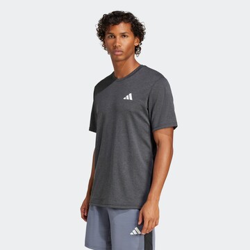 ADIDAS PERFORMANCE - Slimfit Camisa funcionais 'Train Essentials Feelready Novelty' em preto: frente