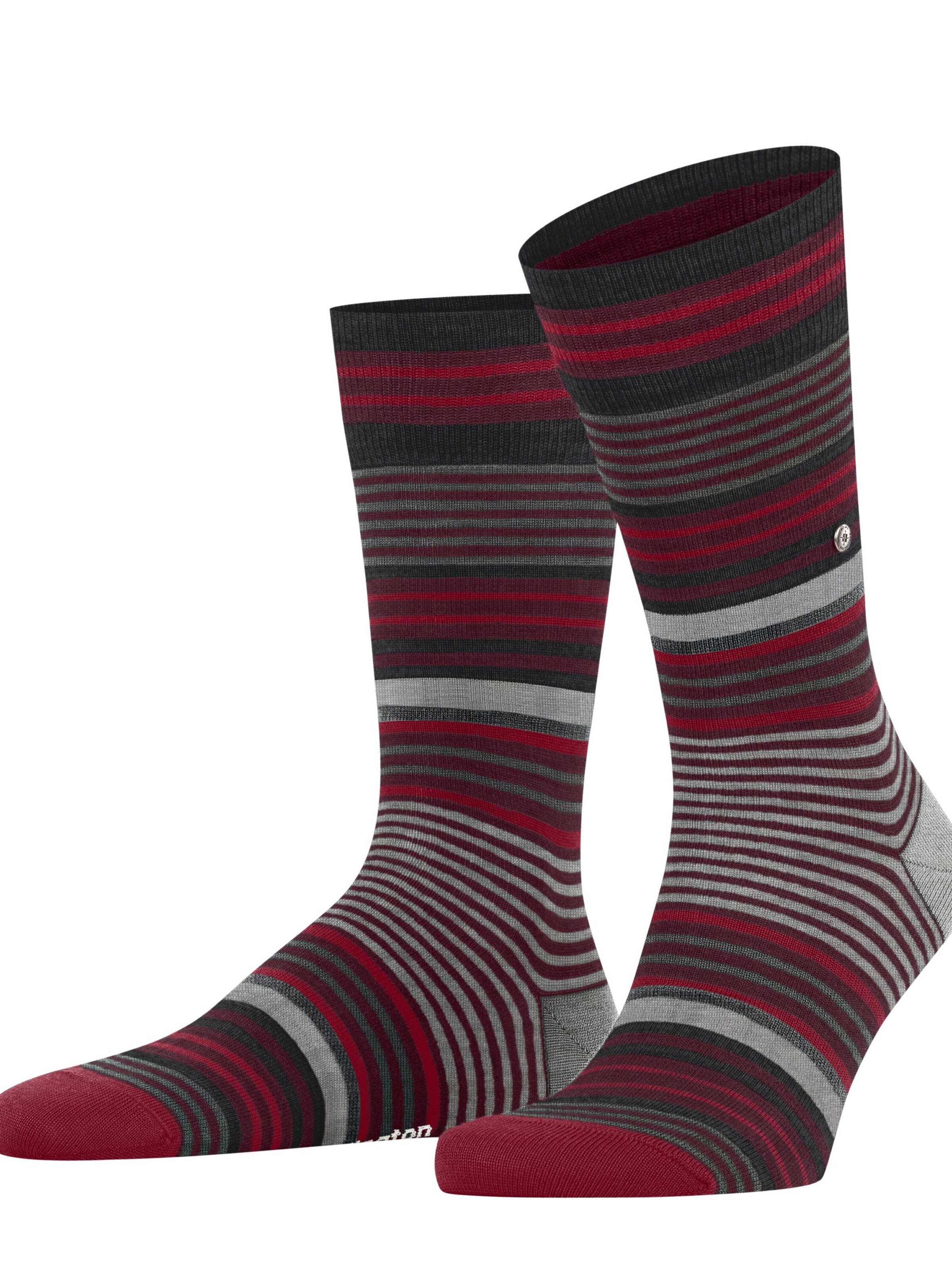 BURLINGTON Socken 'Stripe'‌‌‌‌‌‌‌ in Lila: Vorderseite