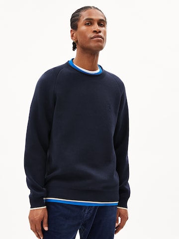 ARMEDANGELS Sweater 'Jakos' in Blue: front