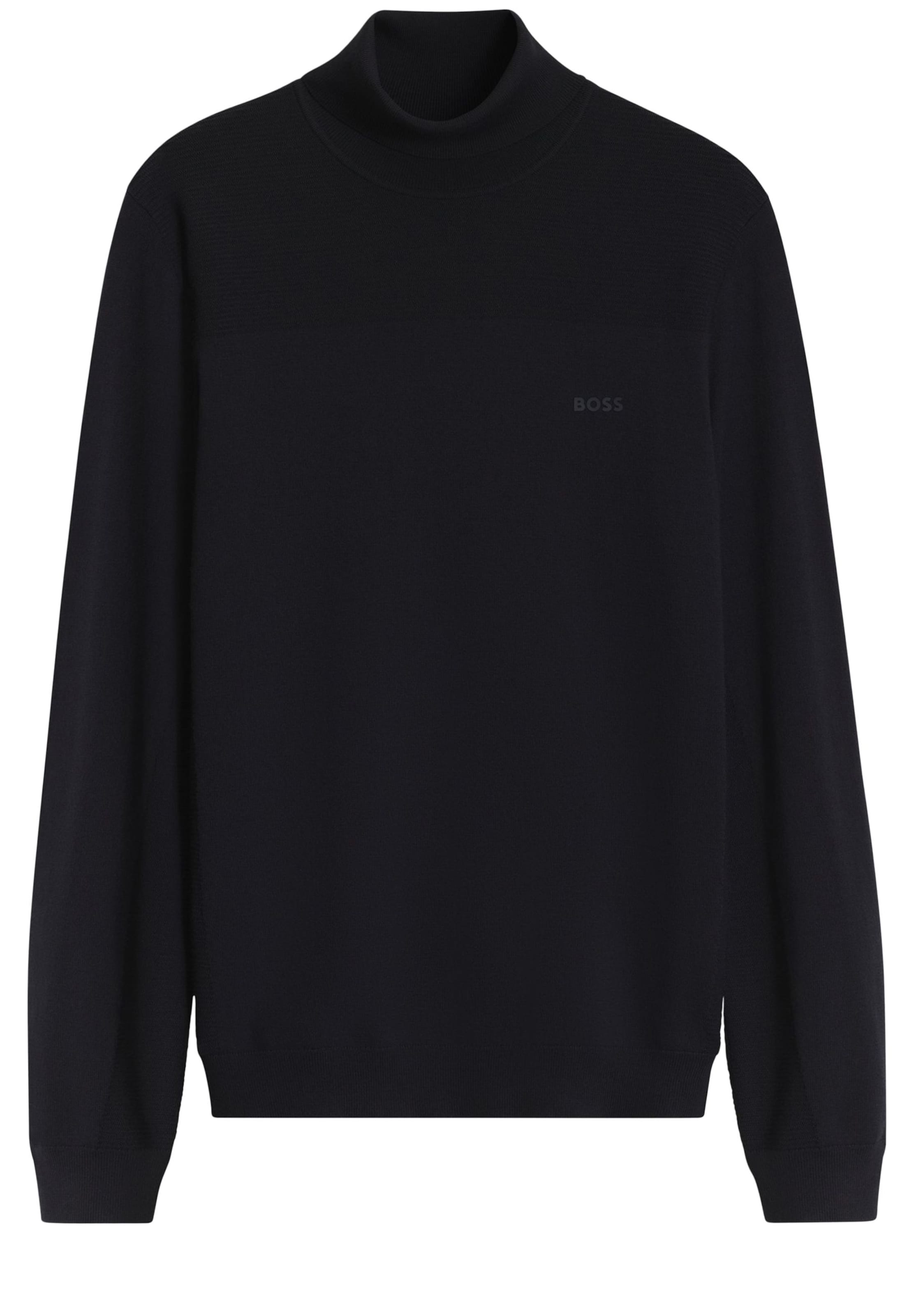 BOSS Pullover ' Momentum' in Blau: Vorderseite