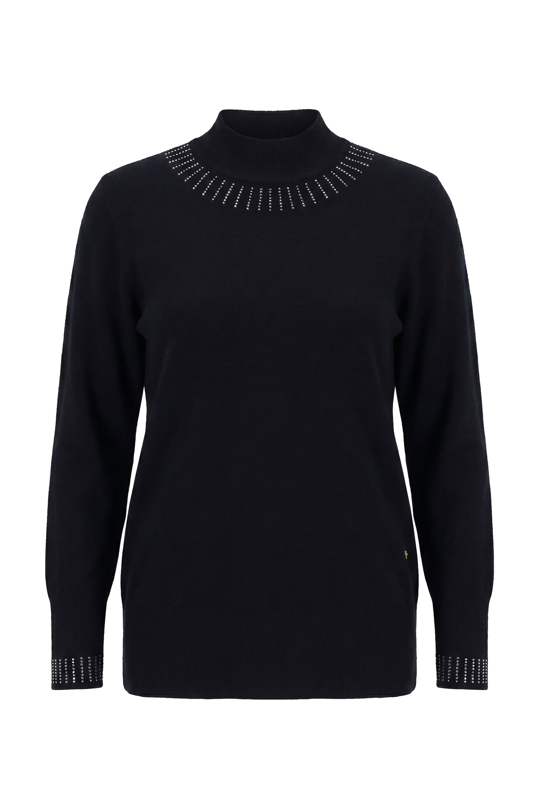 Ulla Popken Pullover in Schwarz: Vorderseite