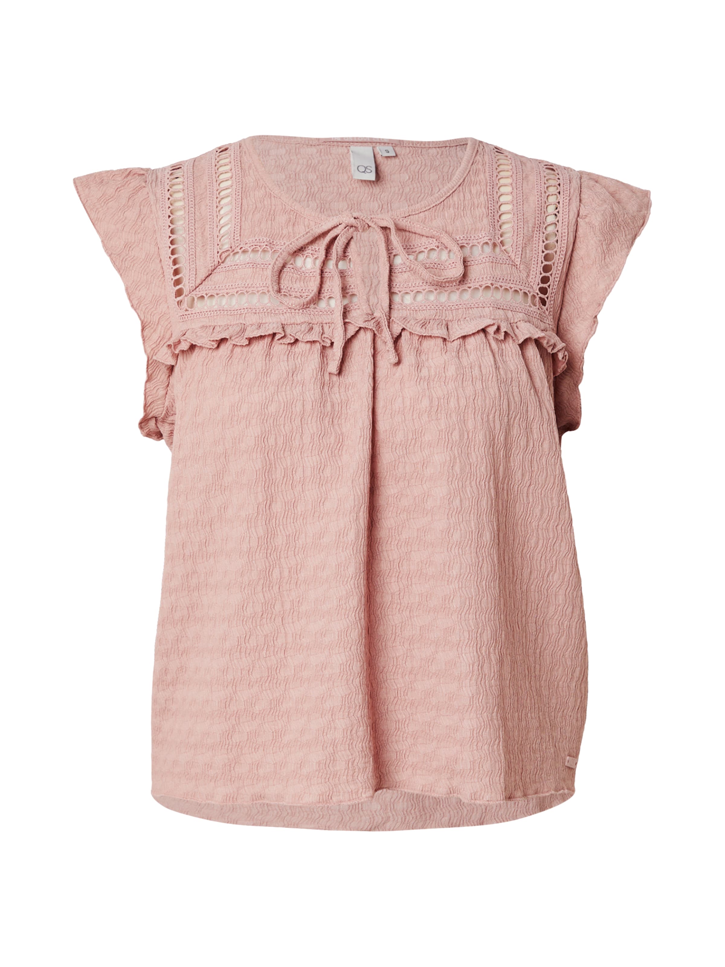 QS Blouse in Roze: voorkant