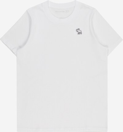 Abercrombie & Fitch Тениска в светлосиво / черно / бяло, Преглед на продукта