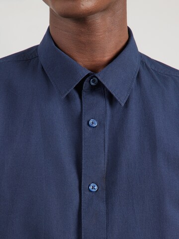 Coupe regular Chemise 'SLHSUN' SELECTED en bleu