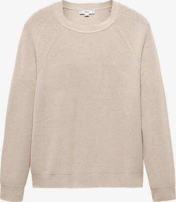 MANGO MAN Pullover in Beige: predná strana