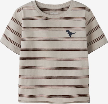 NAME IT Футболка 'NMMVOBY' в Серый: спереди