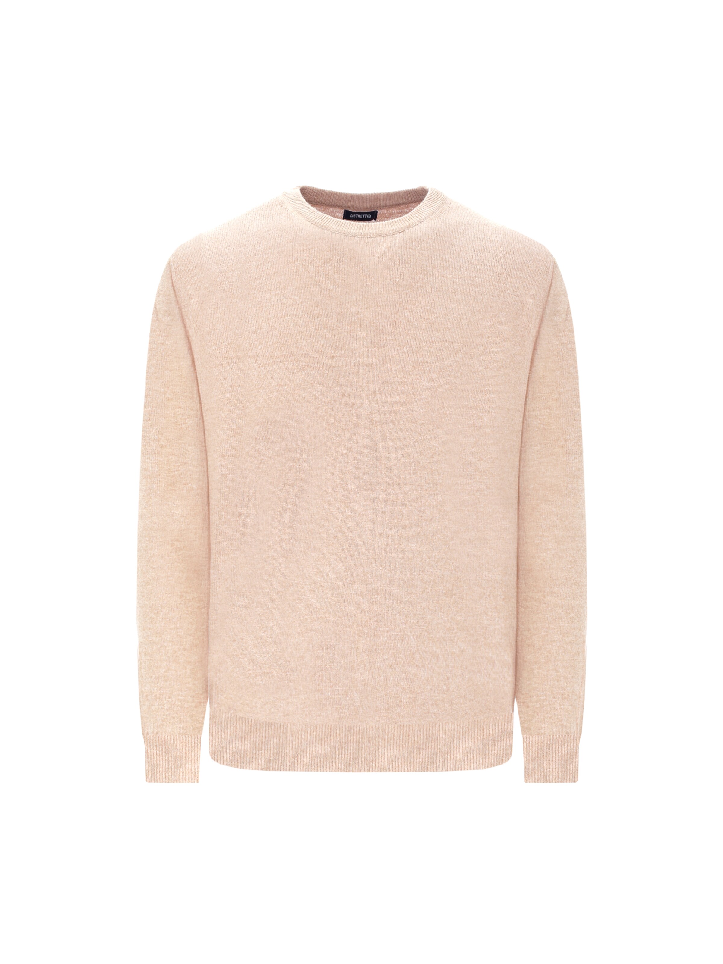 Distretto12 Trui 'Pino' in Beige: voorkant
